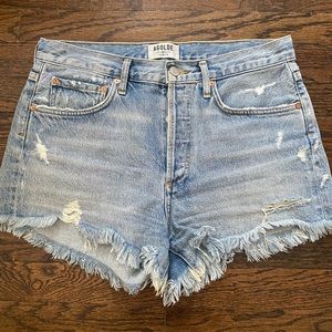 Agolde Parker Denim Shorts